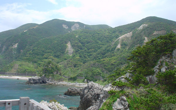神津島の風景