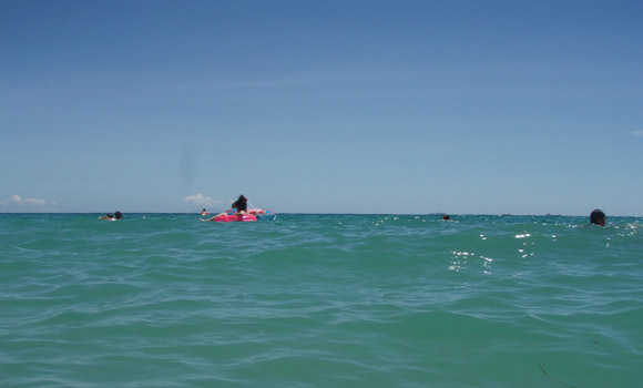 弓ヶ浜の海