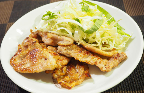 大人気!笠原流豚の塩しょうが焼き