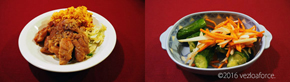 肉厚チキンのドライカレープレート
